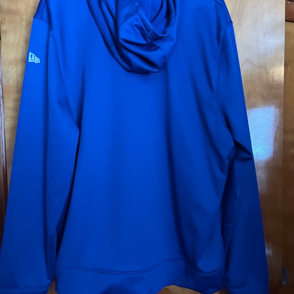 New Era Men's Royal Blue Buffalo Bills Hoodie with Bills logo size XL - Picture 4 of 9